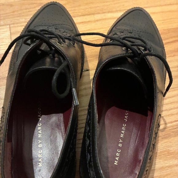 Marc by Marc Jacobs black leather creepers 39 - Picture 2 of 10